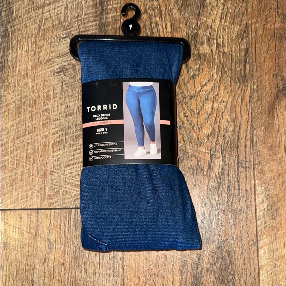 Torrid Dark Blue Denim Leggings
